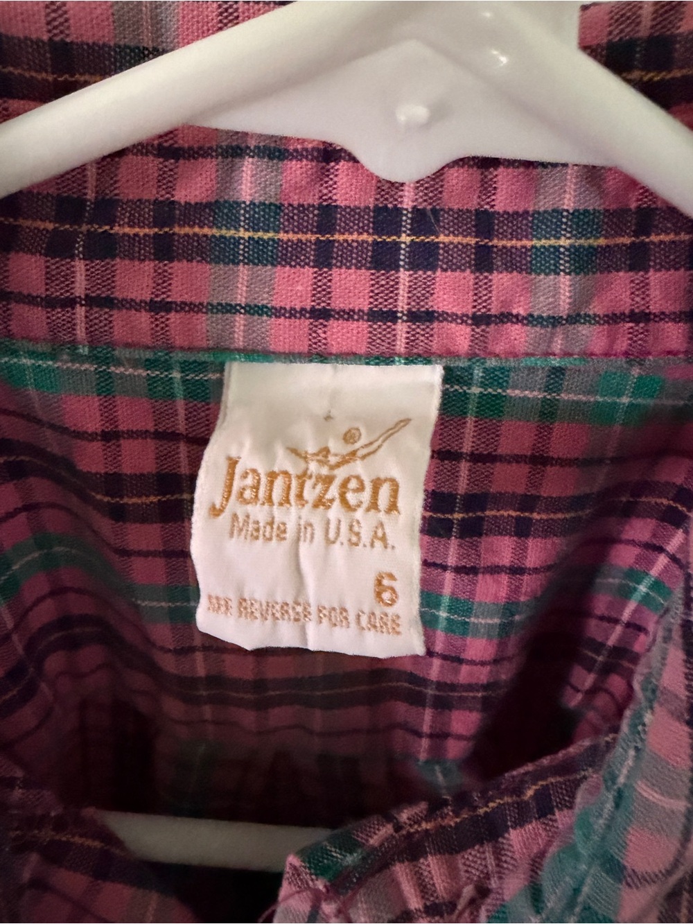Jantzen made in USA size 6 cozy shirt - Picture 2 of 6